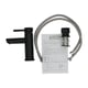 Luzzo ® como black rvs wastafelkraan laag -