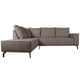 Home67 Hoekbank ron boucle brown 15 links