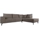 Home67 Hoekbank ron boucle brown 15 rechts