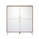 CaliCosy Buffet hoog 4 deuren mat wit l123 cm touch