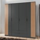 CaliCosy Kast 4 draaideuren en 2 laden l180 cm luebeck