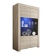 CaliCosy Vitrinekast 2 deuren van glas zonder verlichting h186 cm firenze