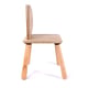 CaliCosy Kinderstoel met massiefhouten poten l30 cm mael