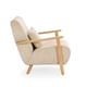 CaliCosy Fauteuil in stof met houten poten l70 cm bonnie