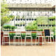 Alterego Halfhoge snackkruk nobu mini 52x55x95 cm