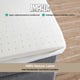 NachtrustOnline Impala latex topper 90 x 200 zuiver natuurrubber medium hardheid tencel