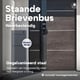 4gardenz ® brievenbus staand brievenbus staal met slot -