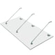 4goodz Glazen deurluifel gehard glas met rvs 200x90 cm