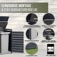 4gardenz ® containerombouw 2 kiko's kliko ombouw hoogwaardig materiaal -