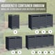 4gardenz ® containerombouw 2 kiko's kliko ombouw hoogwaardig materiaal -