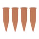 QUVIO Bewateringssysteem set van 4 terracotta