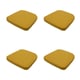 Madison wickerkussen 48x48 - beige recycled canvas 4 stuks