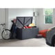 Lifetime Kunststof kussenbox staal 509 ltr 132x70x67cm antraciet