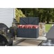 Lifetime Kunststof kussenbox staal 509 ltr 132x70x67cm antraciet