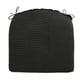 Madison Zitkussen rib black 46x48 - 4 stuks