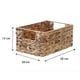 CaliCosy Waterhyacint mandje met metalen frame hoogte 13 cm