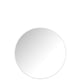 J-Line Mirror round glass/metal white large