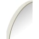 J-Line Mirror round glass/metal white large