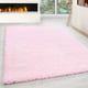 Muratap Basic shaggy vloerkleed roze hoogpolig- 120x170 cm