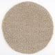 Muratap Loca shaggy rond vloerkleed hoogpolig- 80 cm rond