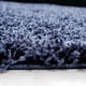 Muratap Basic shaggy vloerkleed donker blauw hoogpolig- 200 cm rond