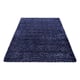 Muratap Basic shaggy vloerkleed donker blauw hoogpolig- 240x340 cm
