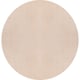 Muratap Samba soft fluffy vloerkleed laagpolig beige- 80 cm rond