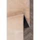 Muratap Samba soft fluffy vloerkleed laagpolig beige- 80 cm rond