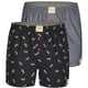 Phil & Co 6-pack geweven wijde boxershorts heren multipack 6-pack