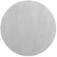Muratap Sky soft uni basic rond vloerkleed laagpolig effen kleur zilver -