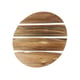 Hoyz wandschap set-4 rond massief margosa naturel