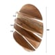 Hoyz wandschap set-4 rond massief margosa naturel