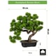 Kopu ® kunstplant bonsai 40 cm pijnboom met zwarte pot bonsai boompje