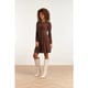 Smashed Lemon 23614 warm e fitflared gebreide korte jurk |