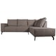 Home67 Hoekbank ron boucle brown 15 rechts