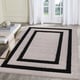 Muratap Luxus shaggy plus hoogpolig vloerkleed modern geometrisch design creme/zwart